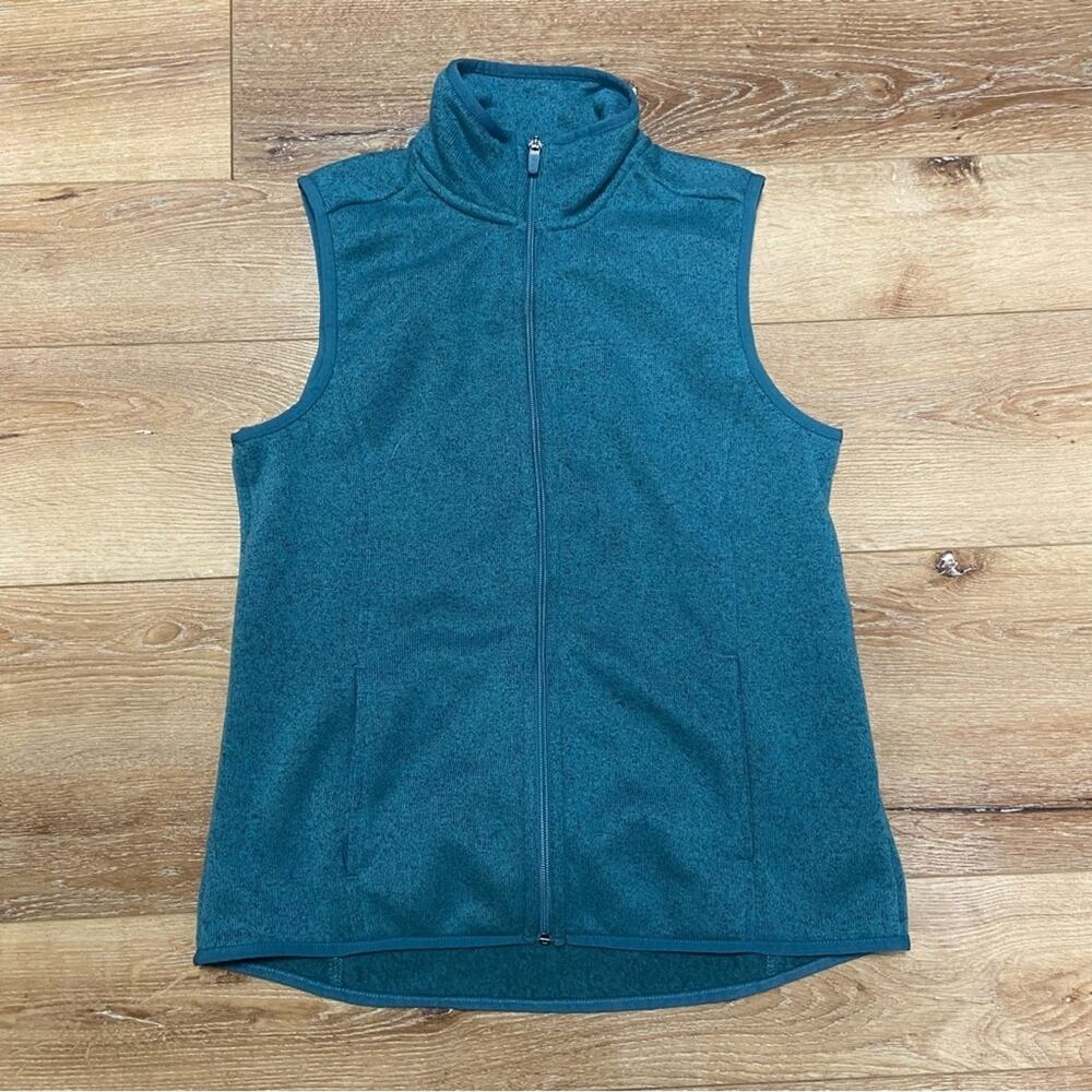 G.H. Bass & Co. Womens Blue Fleece Vest Size Medium